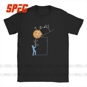Los hombres de Breaking Bad Pizza Toss Camisetas de la Física de la Ciencia de la Química de la Ropa de Algodón Vintage de Manga Corta Camisetas Idea de Regalo T-Shirt