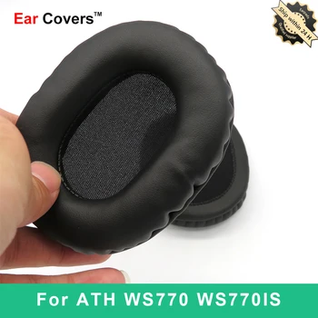 Almohadillas Para Audio Technica ATH-WS770 ATH-WS770IS de Almohadillas de Auriculares Auricular de Repuesto almohadillas de Cuero de la PU