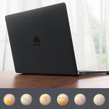 Caja del ordenador portátil para Huawei MateBook D14/D15/13/14/MateBook X Pro /X 2020/MagicBook 14/15/Pro 16.1 Esmerilado de Cáscara Dura