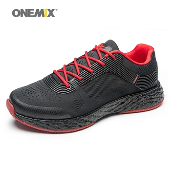 ONEMIX verano zapatillas para hombres y mujeres de alta tecnología zapatillas de deporte de la energía correr una maratón super ligero rebote Anti-skid outsol