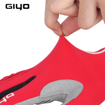 GIYO S-02-L Deporte Completo Dedo guantes bici a las Mujeres de los Hombres de Bicicleta de Montaña de Absorción de Choque Antideslizante Guantes para Bicicleta de Carretera