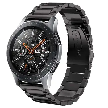 22 mm de la banda de reloj para Samsung Galaxy 46mm reloj de la correa de Engranajes S3 Frontera de la banda de Acero Inoxidable pulsera de Huawei reloj GT 2 correa de 46 mm