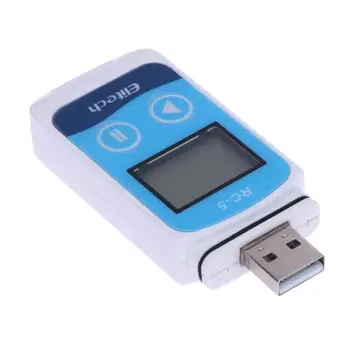 Mini registrador de Datos de Temperatura USB Temp Grabadora Sensor Interno de protección IP67 Temperatura Digital Grabadora de Termometro Digital