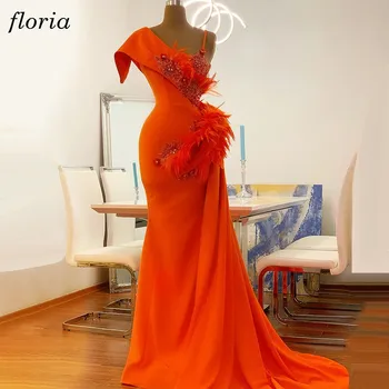 Color Naranja De La Sirena Vestidos De Noche 2020, Más El Tamaño De Africanos Vestidos De Fiesta Para Las Mujeres De La Boda Vestidos De Fiesta Vestidos Formales