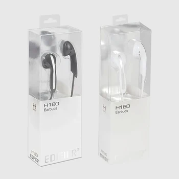 EDIFIER H180 ajuste Cómodo Asequibles y de alta calidad clásico de los auriculares se Conectan a una variedad de dispositivos en blanco y negro disponible