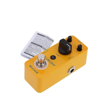 Mooer Amarillo Comp Micro Mini Optical Compressor Pedal de Efecto para Guitarra Eléctrica True Bypass