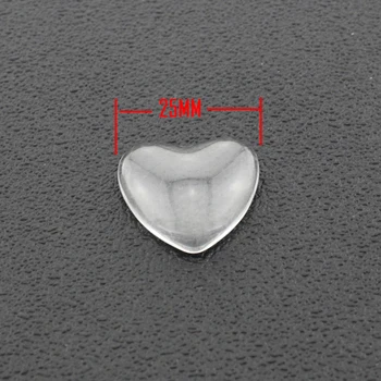 TAFREE de la Moda de Comer Plagas de Ranas Cameo Configuración Corazón de Vidrio en Forma de Cabujón de Hecho a Mano de la parte Posterior Plana de Accesorios Para el Collar HL116