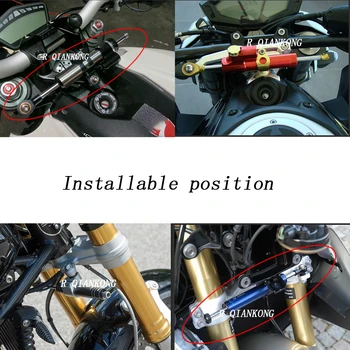 Las motocicletas de la Dirección Estabilizar Amortiguador de Montaje del Soporte del Kit R 1200 GS ADV R1250GS Para BMW F800GS/Aventura F 700 800 GS 2006-2018