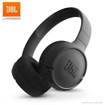 JBL T500BT de Auriculares Inalámbricos Bluetooth de sonidos Graves Profundos Juego de Deportes Auricular con Micrófono con Cancelación de Ruido Plegable Auriculares