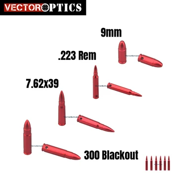 Vector de la Óptica de Metal Snap Caps para 223 Remington , 7.62x39mm , 300 Apagón , 9mm , Rifle, Pistola Calibre Safty de que el Entrenamiento de la Ronda