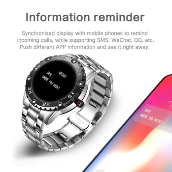 LIGE Reloj Inteligente Hombres IP68 Impermeable Reloj deportivo Llamada de recordatorio de Alarma de la Frecuencia Cardíaca Smartwatch De Huawei, Xiaomi IOS Teléfono