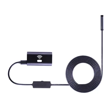 8mm 1.200 P 2MP WiFi Endoscopio Cámara Mini Impermeable Duro Cable de Cámara de Inspección 6 leds de Vídeo Boroscopio IOS Android Ventana