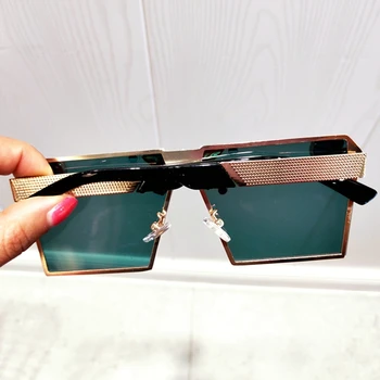 MONIQUE 2018 las Mujeres de la Moda de las Gafas de sol de Lujo Rhinestone color Espejo Rosa gafas de Sol de la Vendimia Tonos de Damas UV400
