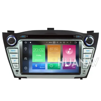 Radio de coche DVD GPS Para Hyundai IX35 Tucson 2009-Navegador multimedia autostereo una grabadora de cinta de Android 8.1 jefe de la unidad de