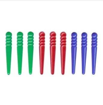 JIAX 100pcs plástico Naipes de la Junta de Clavijas de 20 Negro 20 whitel 20 rojo 20 verde 20 azul para los agujeros de 1/8