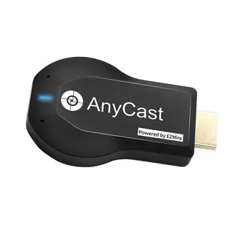 Anycast M100 2.4 G/5G 4K Miracast Cualquier conversión Inalámbrica DLNA, AirPlay HDMI TV Stick Wifi Pantalla Dongle Receptor para IOS, Android, PC