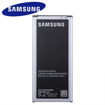 Samung Original de la Batería EB-BG750BBC Para Samsung GALAXY Mega 2 G7508Q G750F Galaxy Round G910S 2800mAh Batería del Teléfono Móvil