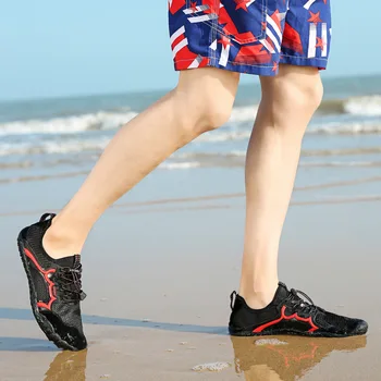 Nuevo tipo de río de seguimiento de los zapatos de senderismo zapatos zapatos de Fitness Buceo zapatos de playa Grande de los cinco dedos zapatos de natación