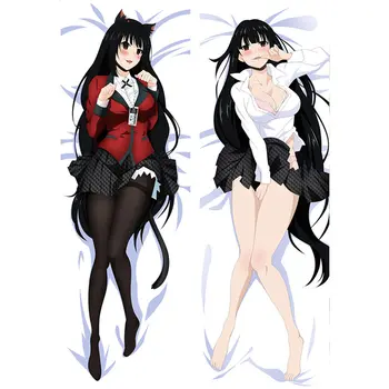 Anime Kakegurui Doble funda de almohada Jabami Yumeko Dakimakura caso de chica Sexy 3D de Doble cara la ropa de Cama Abrazando el Cuerpo funda de almohada regalos