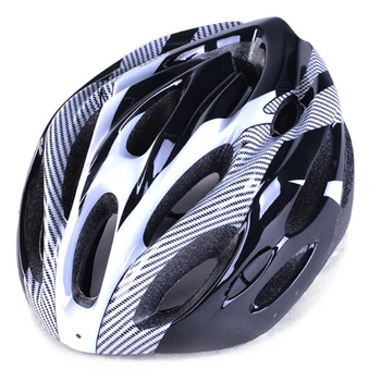 58-61cm Ajustable Universal de Fibra de Carbono Textura Casco de Montar Bicicleta de Montaña al aire libre Motorbicy Protección Sombrero Ligero