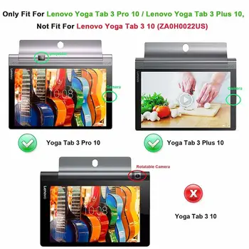 Protector de pantalla Para Lenovo Yoga Tab 3 Pro 10.1 Plus de Vidrio Templado de Yoga Tab 3 Plus YT-X703 Tab3 Pro YT3-X90F/L Protector de Pantalla