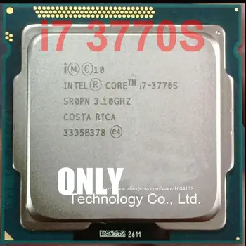 Envío gratis Core I7 de Intel de 3770S Procesador Quad-Core a 3.1 GHz, L3=8M 65W Socket LGA 1155 de Escritorio CPU trabaja al