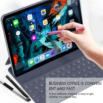 Capacitiva Disco Bolígrafos Stylus Universal 2 en 1 de Fibra Tacto Pluma de Dibujo de la Tableta de Lápiz, rotuladores Para Iphone iPad de Huawei, Xiaomi Tablet