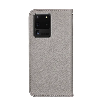 Lyche Patrón Funda De Cuero Para Samsung Galaxy S20 Ultra S8 S9 S10 E Plus Nota 10 + Pro S7 Borde Resistente Cubierta Del Teléfono Flip Wallet