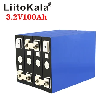 LiitoKala 3.2 V 100Ah LiFePO4 batería puede formar 12V de la batería de Litio-hierro monoéster de phospha 100000mAh Puede hacer que el Barco de baterías, alquiler de batteriy