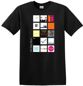 Pet Shop Boys De Manga Corta De Cuello Redondo De Varios Colores De Camiseta Camiseta Impresa Parte Superior De Los Niños De La Camiseta De Algodón Superior De La Camiseta