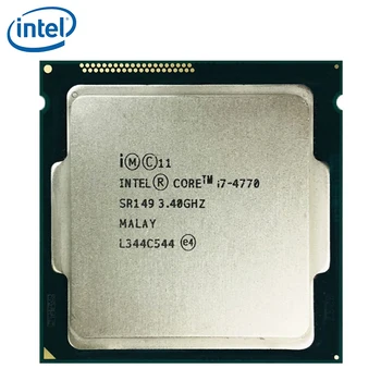 Intel Core i7-4770 i7 4770 3.4 GHz CPU Quad-Core Procesador de 8M 84O LGA 1150 probado funcional