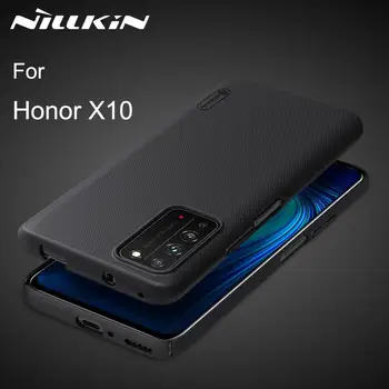 Para Huawei Honor X10 caso NILLKIN Super Frosted Shield duro cubierta posterior para el Honor X10 Regalo soporte para Teléfono