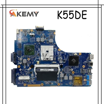Akemy K55DE de la placa base del ordenador Portátil Para Asus K55DE A55DR K55DR K55D K55N K55 de la Prueba original de la placa base