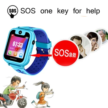 LIGE Kid Smart Watch Niñas y Niños, Bebé Reloj LBS Posición Rastreador de Teléfono de Respuesta de los Niños del Reloj de Soporte para Android, ios teléfonos +Caja