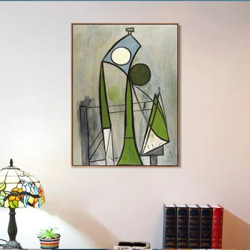 Famosos del mundo de la Pintura al Óleo Abstracta Retrato de la Señora de Pablo Picasso de la Pared de la Foto hecho a Mano Decoración casera de la Pared Regalo Único