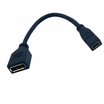 DisplayPort, Mini DisplayPort hembra a Hembra Thunderbolt Extender Mini DP DP Hembra Cable de Extensión de 30 cm 2K*4K@60Hz