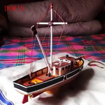 Dowin escala 1/30 modelo de ensamblaje de kits de madera de vela barco barco de la construcción de modelos de kits de juguetes educativos de BRICOLAJE regalo childre