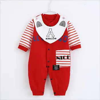 Ropa para bebés niños niñas primavera otoño recién nacido de algodón casual trajes para bebe niño de bebé ropa de dormir ropa de niño suave en general