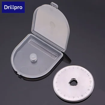 Drillpro 10pcs 45mm Rotary Cuchillas de Ajuste Para Olfa Cortar en Tela de Papel, Herramientas de Costura