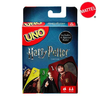 Mattel 2020 los Nuevos Juegos de UNO de Harry Potter, Juego de cartas de la Familia Divertido Juego de la Diversión de Póker de Juego de Harry Potter UNO de las Tarjetas de Juguetes de Niños