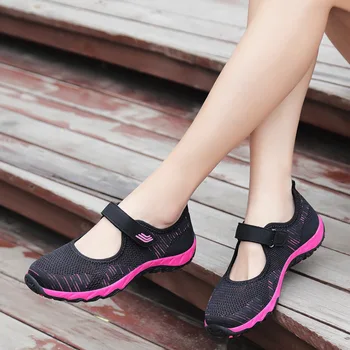 Los Deportes De Senderismo Zapatos De Las Mujeres Al Aire Libre Senderismo Caminar Los Zapatos De Escalada De Verano De Malla Transpirable Zapatos De Mujer Botas De Zapatillas De Deporte