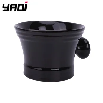 Yaqi Color Negro ABS de Plástico Tazón de Afeitar Para los Hombres la Brocha de Afeitar