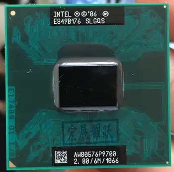 Intel Core 2 Duo P9700 notebook CPU del ordenador Portátil procesador PGA 478 cpu funcionando correctamente