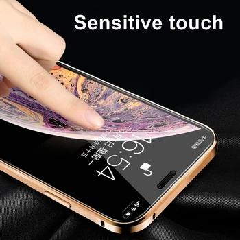 Magnético de Vidrio de Privacidad de Metal Case Para Samsung Galaxy S10 S9 S8 Plus Nota 9 8 10 Pro S10E A10 A30 A20 A50 A70 M10 Antispy Cubierta
