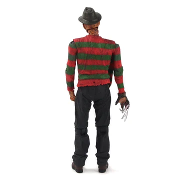NECA Freddy Krueger Figura de Acción de Una Pesadilla en la Calle Elm 3 Drean Guerreros de la Película de Terror Modelo de Juguete de Regalo de Halloween