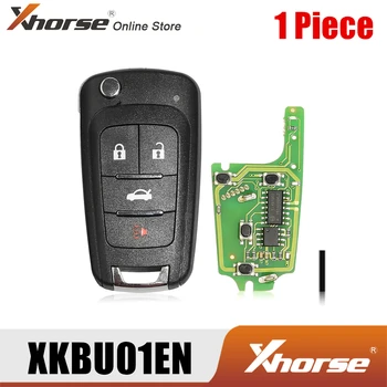 Xhorse XKBU01EN Cable Remoto Clave para Buick Flip 4 Botones de la Versión en inglés De 1 Pieza