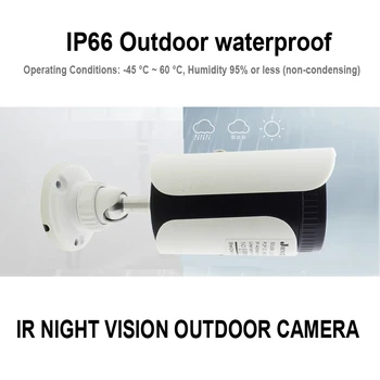 JIENUO AHD Cámara de 5MP HD 720P y 1080P 4MP de Seguridad del CCTV de la Vigilancia de Infrarrojos de Visión Nocturna de Alta Definición al aire libre Impermeable de la Casa