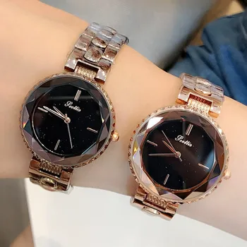 Super Cool Reloj de señoras de las Mujeres de Diamantes Vestido de Relojes de Moda de Acero Inoxidable Reloj de Mujer Elegante Reloj Mujer reloj mujer