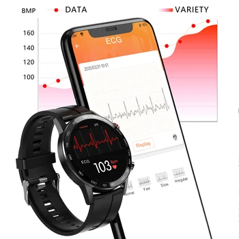 L16 Reloj Inteligente Hombres ECG PPG de la Frecuencia Cardíaca Presión Arterial IP68 Impermeable de Deportes Múltiples inteligente reloj de pulsera VS L11 L13 L15 L8
