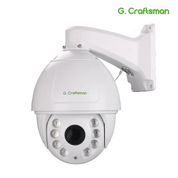 Profesional PTZ Cámara IP al aire libre 3516A+Sony335 4.6 mm-167mm Real 36X de Zoom Láser LED 300m de Seguridad del CCTV de la prenda Impermeable G. Artesano